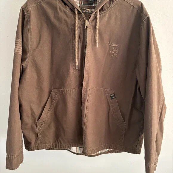 Nine Line Twill Hooded Lined Heritage Jacket - Picture 2 of 8